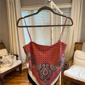 Zara Bandana Scarf Top
